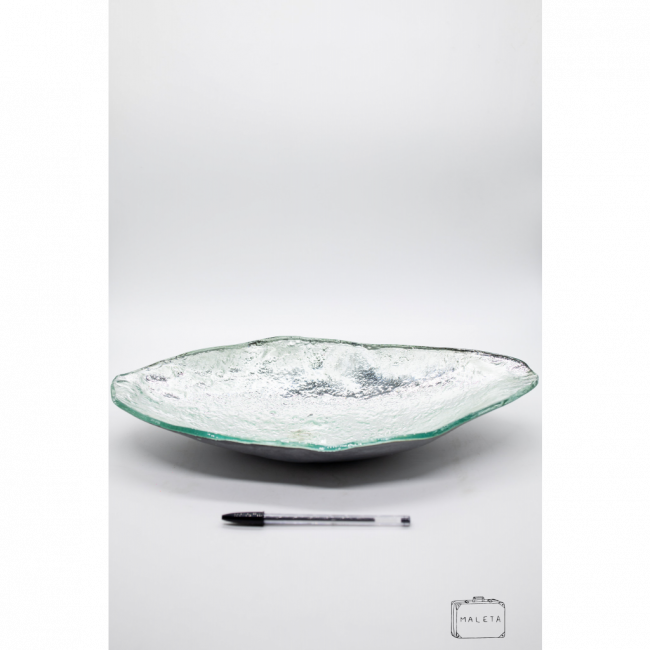 FRUTEIRA DE MESA METAL COM VIDRO