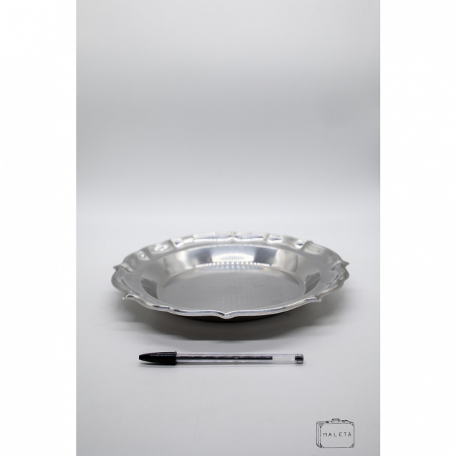 TIGELA INOX BORDA DETALHADA - MÉDIA