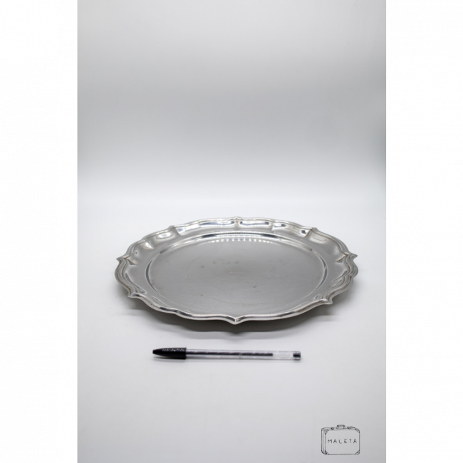 TIGELA INOX BORDA DETALHADA - GRANDE