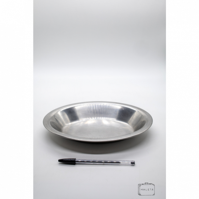 BANDEJA OVAL INOX - MÉDIA (MODELO 1)