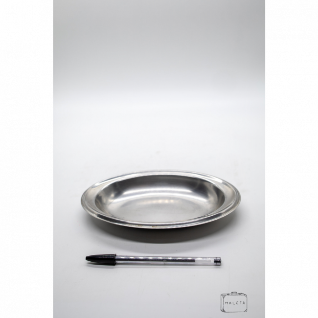 BANDEJA OVAL INOX - PEQUENA (MODELO 1)