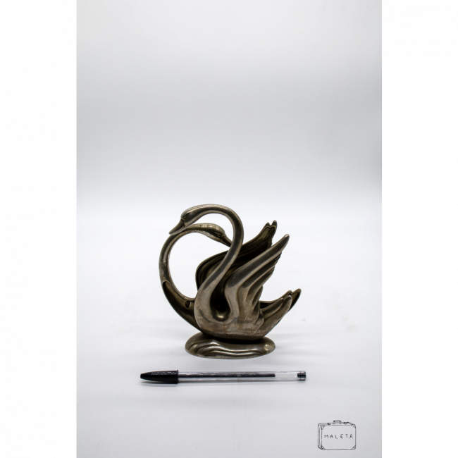 PORTA-GUARDANAPO DE PAPEL CISNE METAL