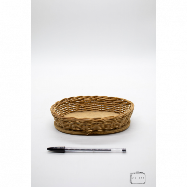 CESTO OVAL MADEIRINHA - PEQUENA