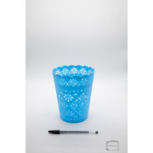 CESTO REDONDO AZUL 