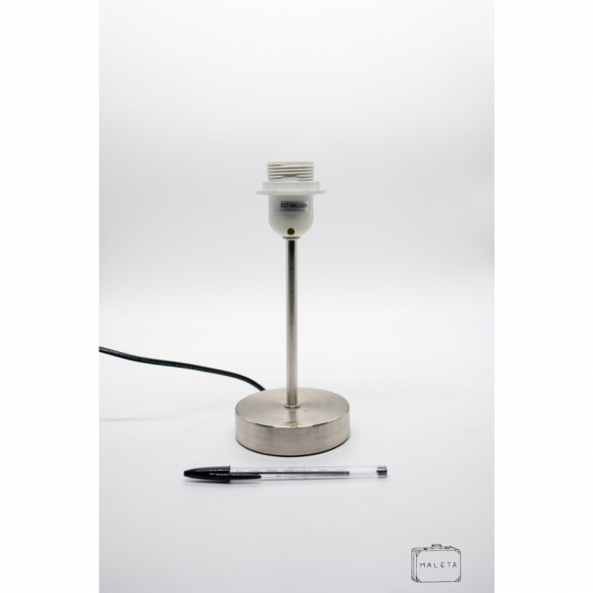 LUMINÁRIA DE MESA HASTE METAL CROMADA