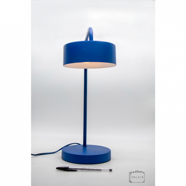 LUMINÁRIA DE MESA AZUL ROYAL