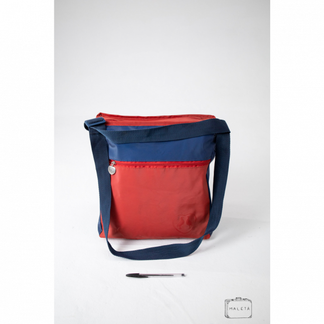 BOLSA PERDIGÃO VERMELHA E AZUL