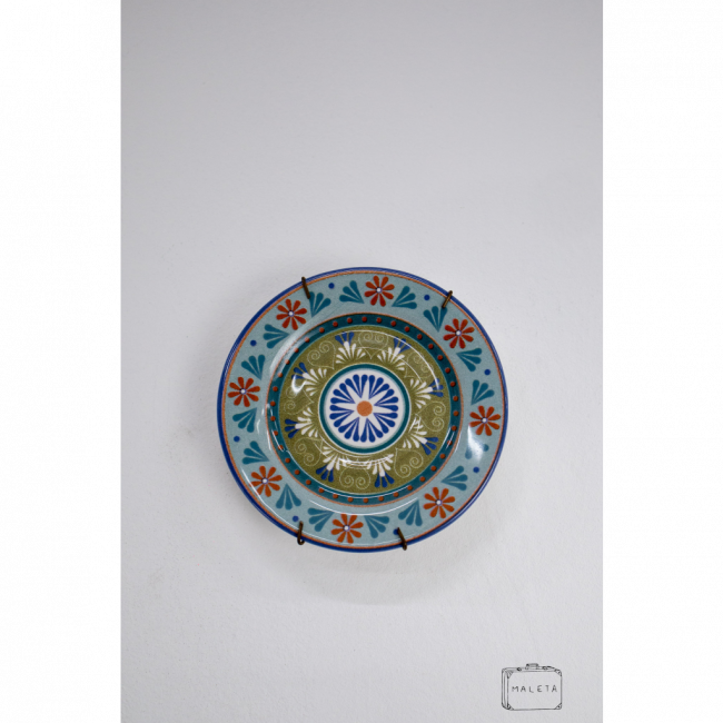 PRATO DECORATIVO ESTAMPA MANDALA