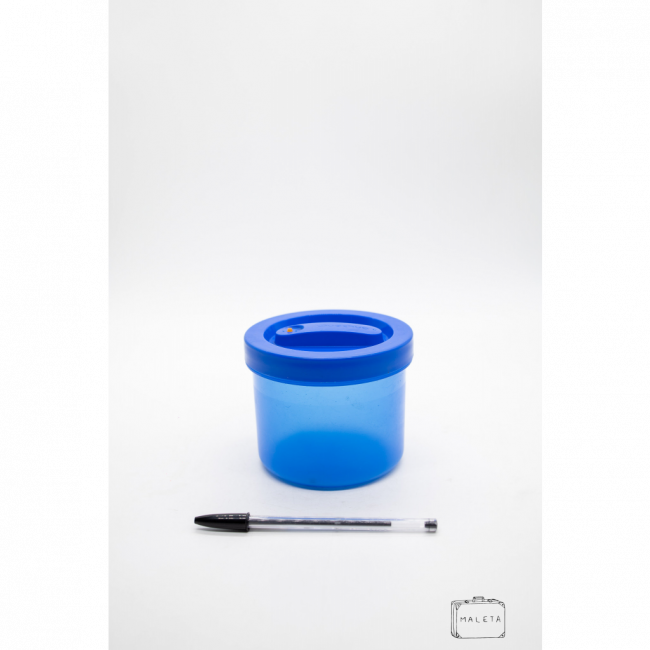 POTE REDONDO AZUL TAMPA AZUL ROSCA - BAIXO