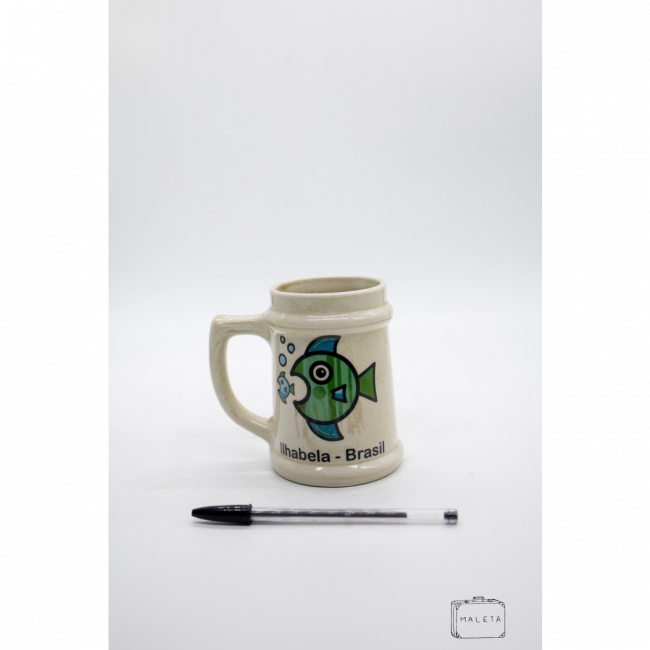 CANECA CERÂMICA BEGE (CERVEJA)
