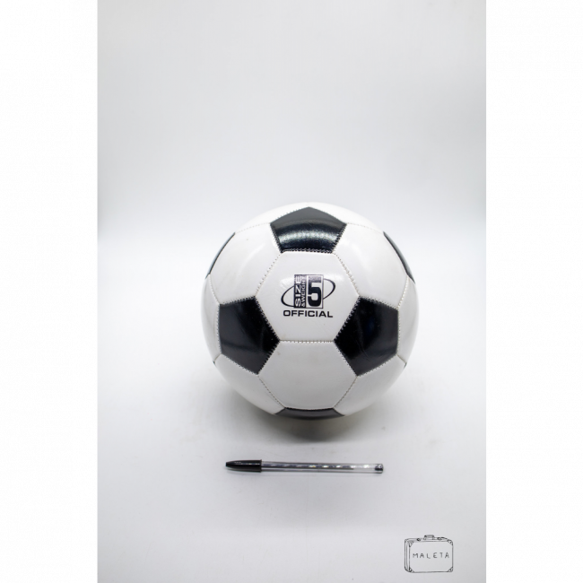 BOLA DE FUTEBOL BRANCA E PRETA - SIZE & WEIGHT