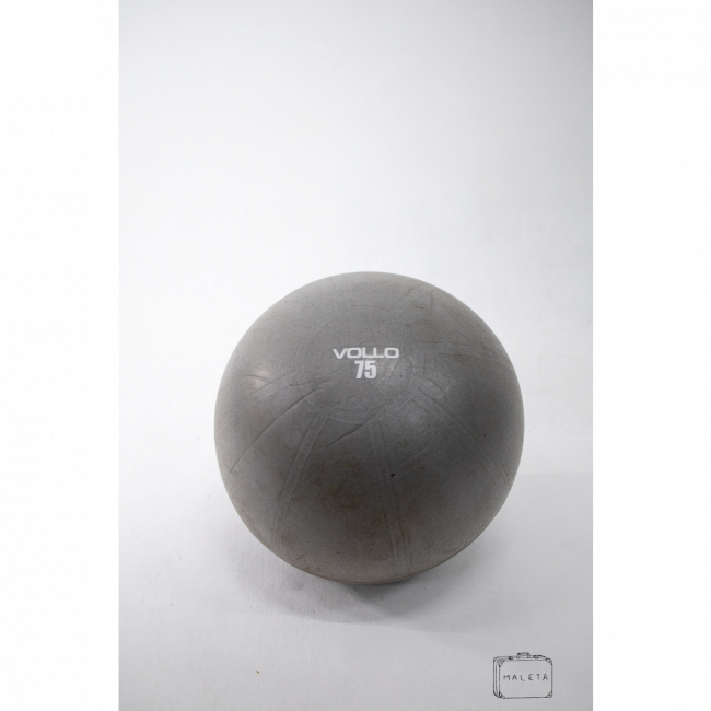 BOLA DE PILATES CINZA - DIÂMETRO 0,75