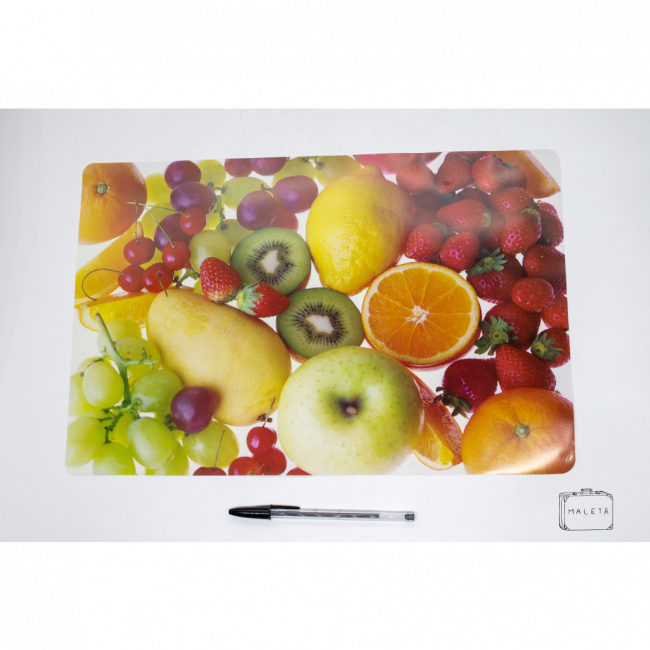 JOGO AMERICANO ESTAMPA FRUTAS