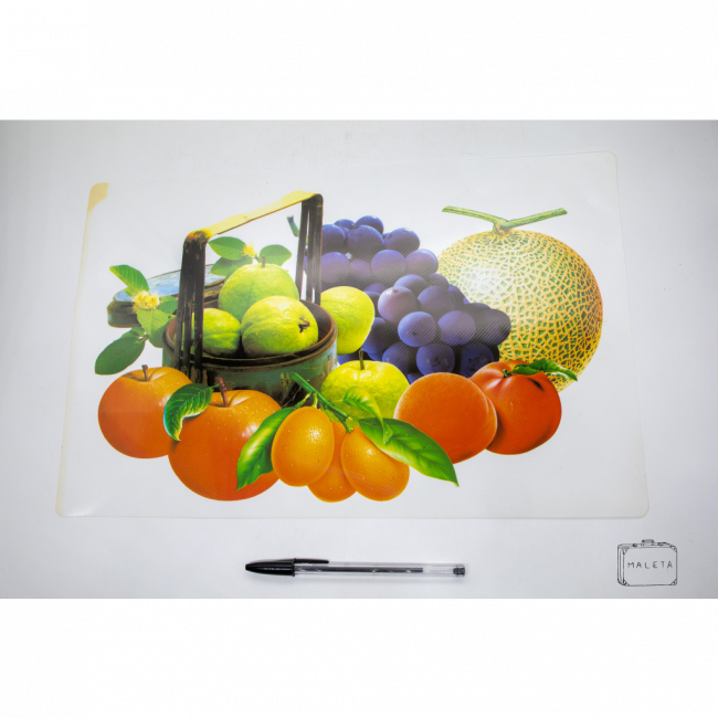 JOGO AMERICANO ESTAMPA FRUTAS