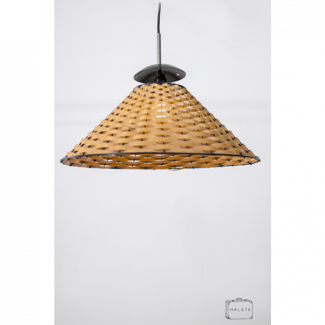LUMINÁRIA PENDENTE CONE MADEIRINHA