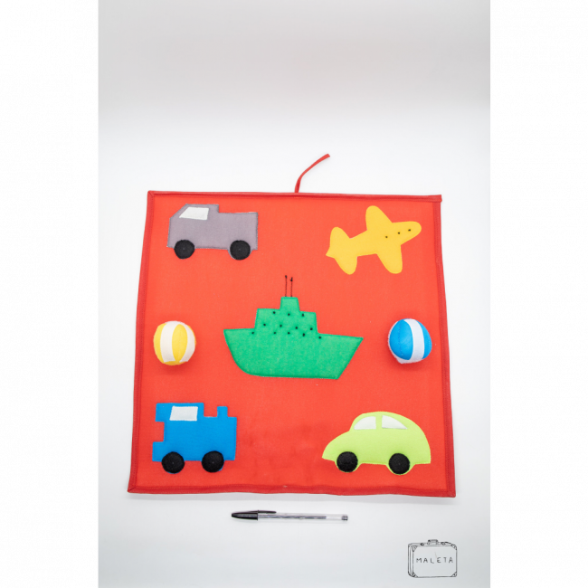 ALVO OBJETOS FELTRO BRINQUEDO EDUCATIVO 