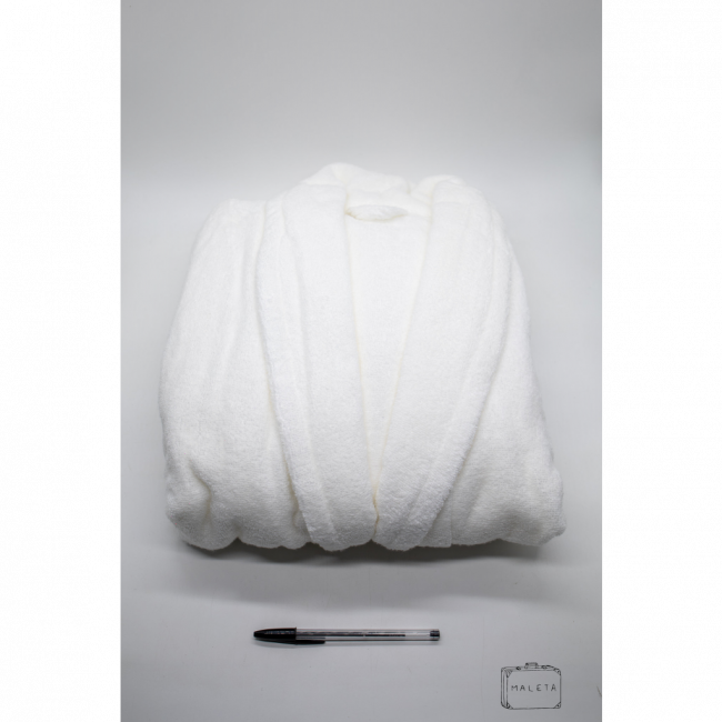 ROUPÃO MICROFIBRA BRANCO ADULTO