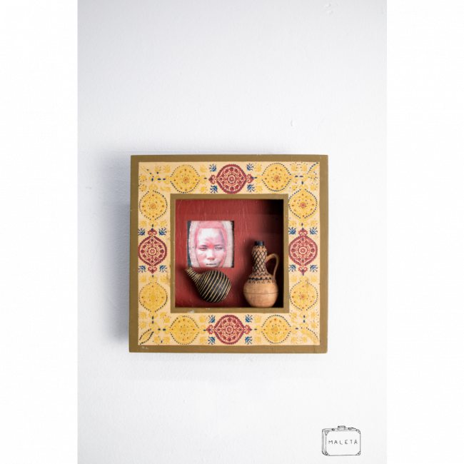 QUADRO GOMA MARCO - 22X22