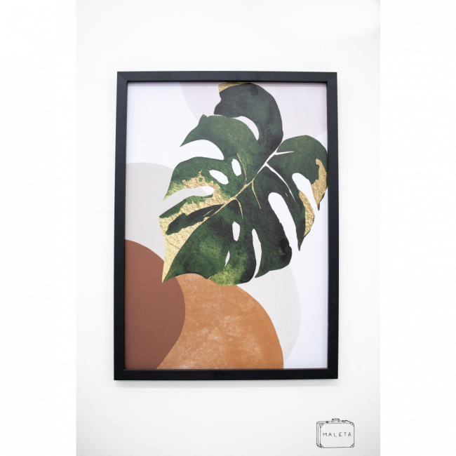 QUADRO FOLHA COSTELA DE ADÃO - 46X64