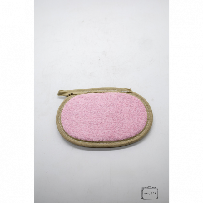 ESPONJA DE BANHO ROSA BORA AREIA - LS