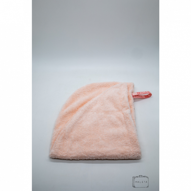 TOALHA PARA CABELO ROSA CLARO - LS