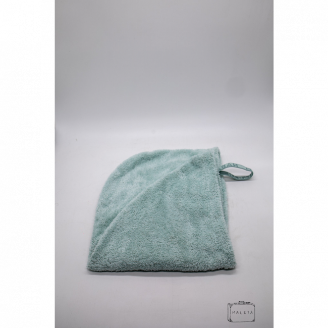 TOALHA PARA CABELO VERDE - LS