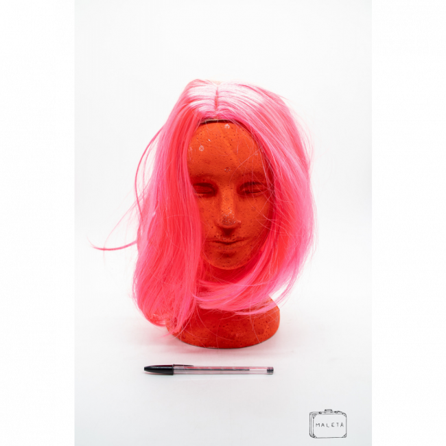 PERUCA CURTA LISA ROSA