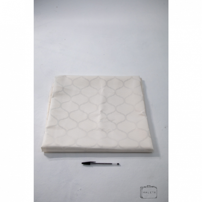 TOALHA DE MESA RETANGULAR OFFWHITE - 1,70X1,70