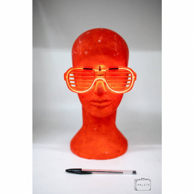 ÓCULOS VERMELHO LED