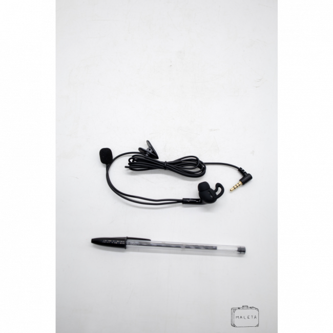 MICROFONE ESPORTIVO PRETO - EJEAS