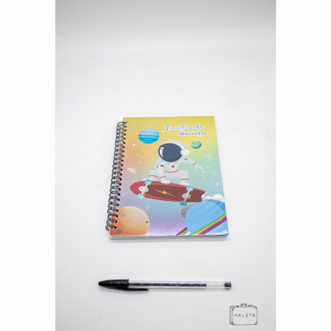 CADERNO A5 ESPIRAL ASTRONAUTA - LS