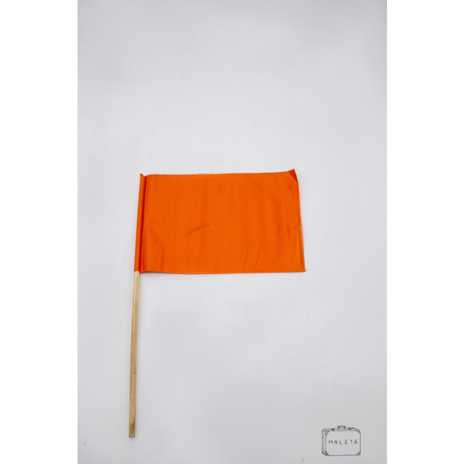 BANDEIRA LONA LARANJA - LS
