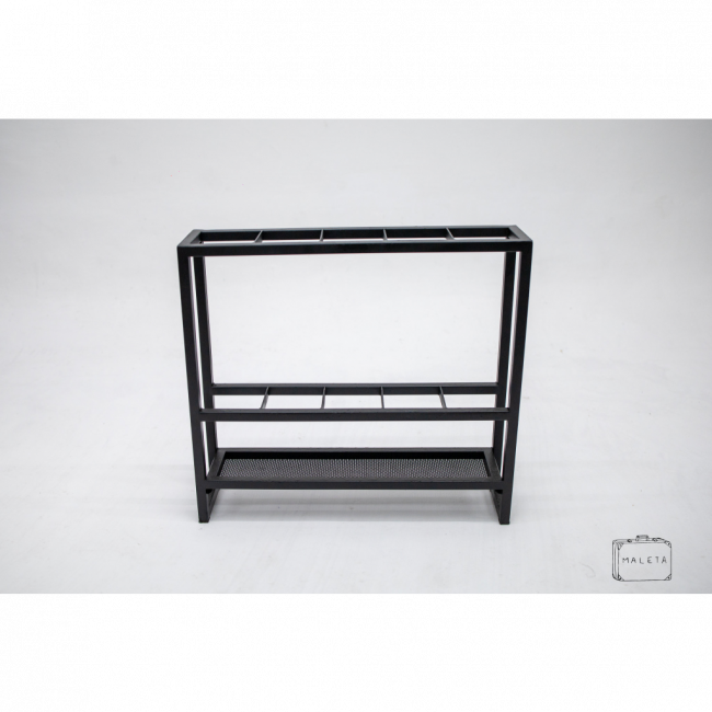 SUPORTE DE GUARDA-CHUVAS PRETO - L0,64XP0,15XA0,59