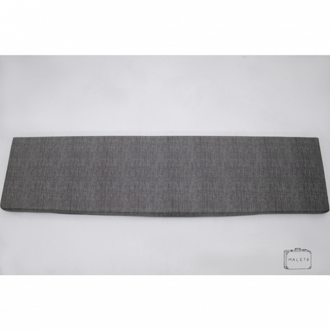 ALMOFADA DE BANCO CINZA - 52X199