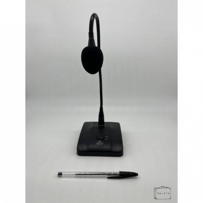 MICROFONE DE MESA FLEXÍVEL PRETO