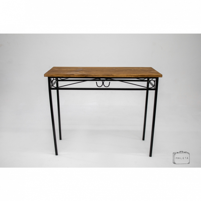 MESA BISTRÔ RETANGULAR PRETA - L1,00XP0,40XA0,80