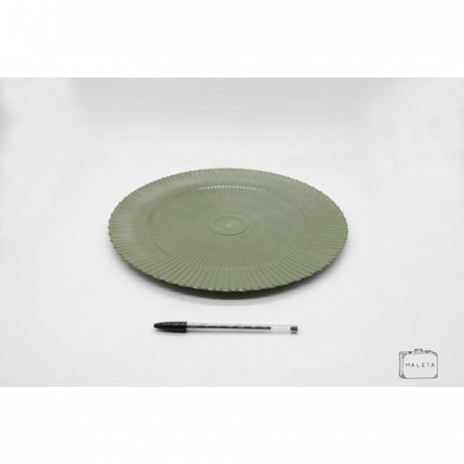 SOUSPLAT VERDE CANELADO
