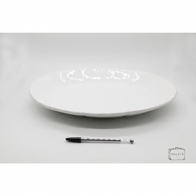 TRAVESSA FUNDA OVAL BRANCA