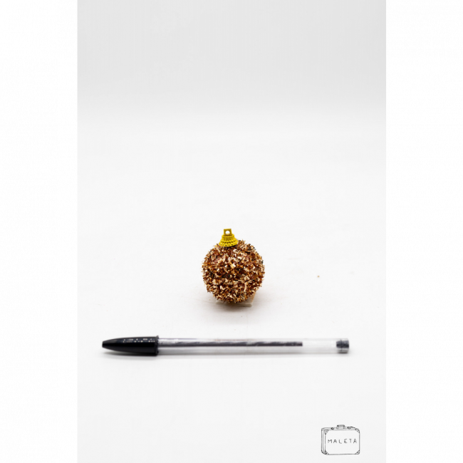 BOLA PARA ÁRVORE DE NATAL ROSE GOLD PEQUENA