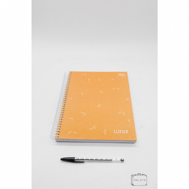 CADERNO A4 LARANJA