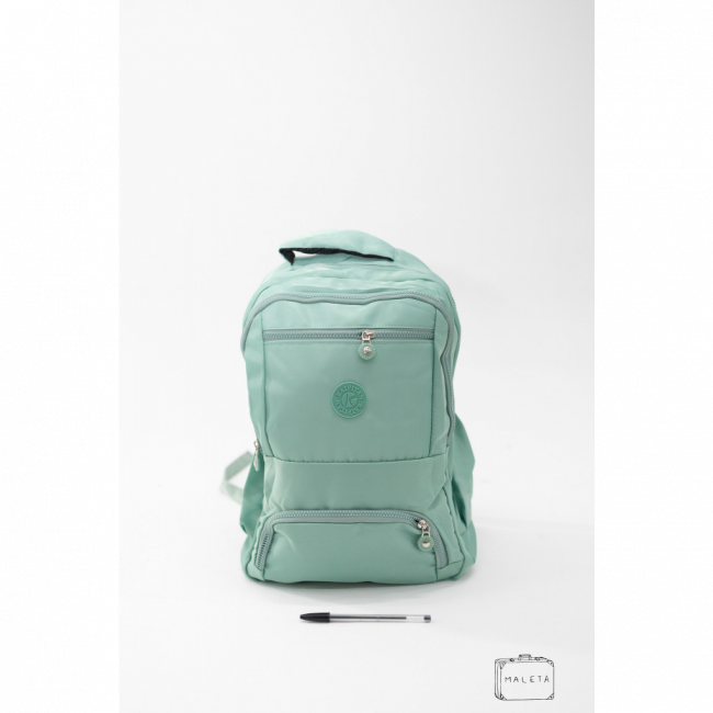 MOCHILA TACTEL VERDE ÁGUA