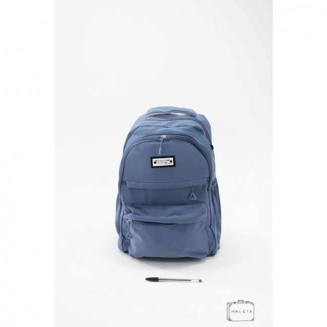 MOCHILA TACTEL AZUL