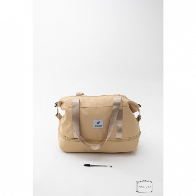 BOLSA TACTEL ESPORTIVA BEGE