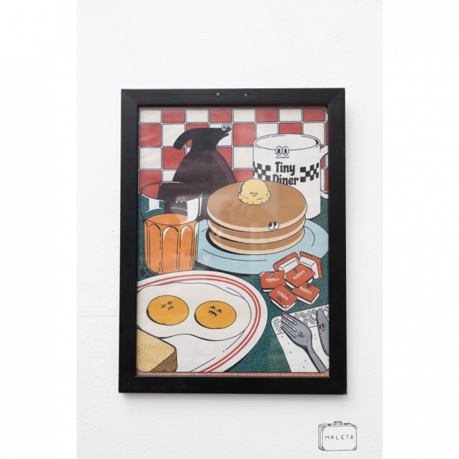QUADRO CAFÉ DA MANHÃ - 39X29