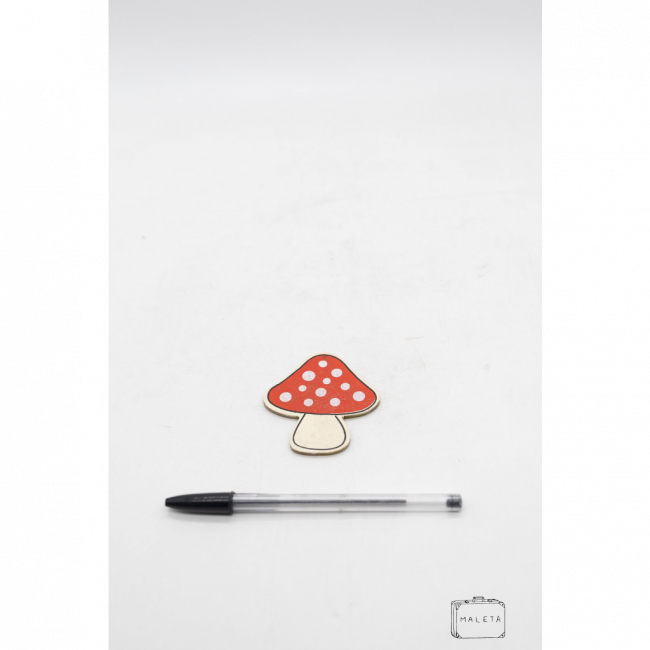 COGUMELO VERMELHO E BRANCO