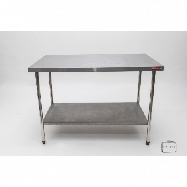 MESA LABORATORIAL INOX - L1,20XP0,70XA0,84
