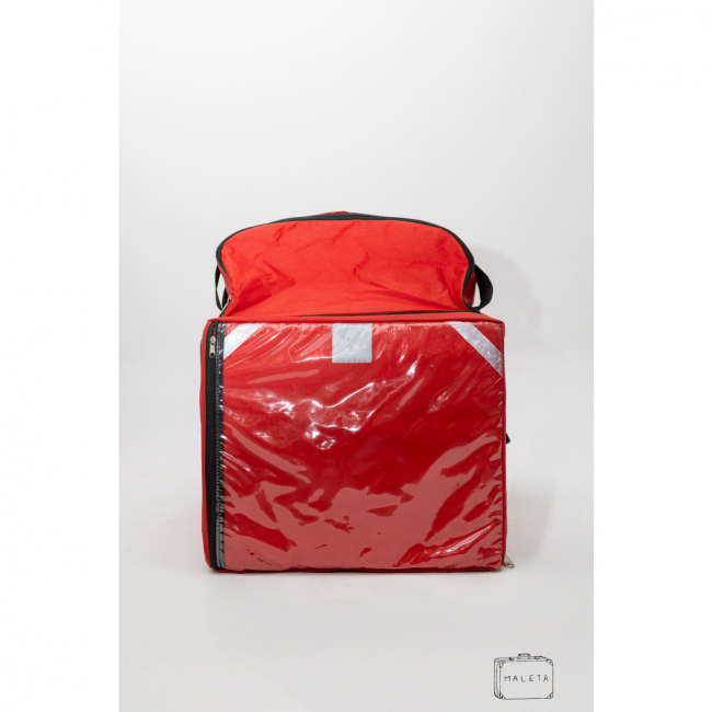 BAG DE ENTREGA VERMELHA PARA 04 GARRAFAS