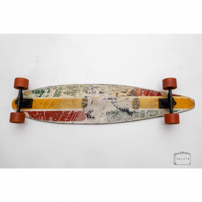 LONGBOARD RODINHA LARANJA