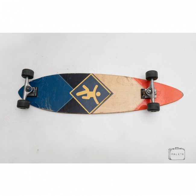 LONGBOARD LARANJA/AZUL/PRETO