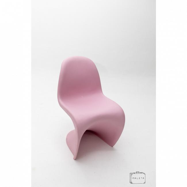 CADEIRA INFANTIL ROSA CLARA